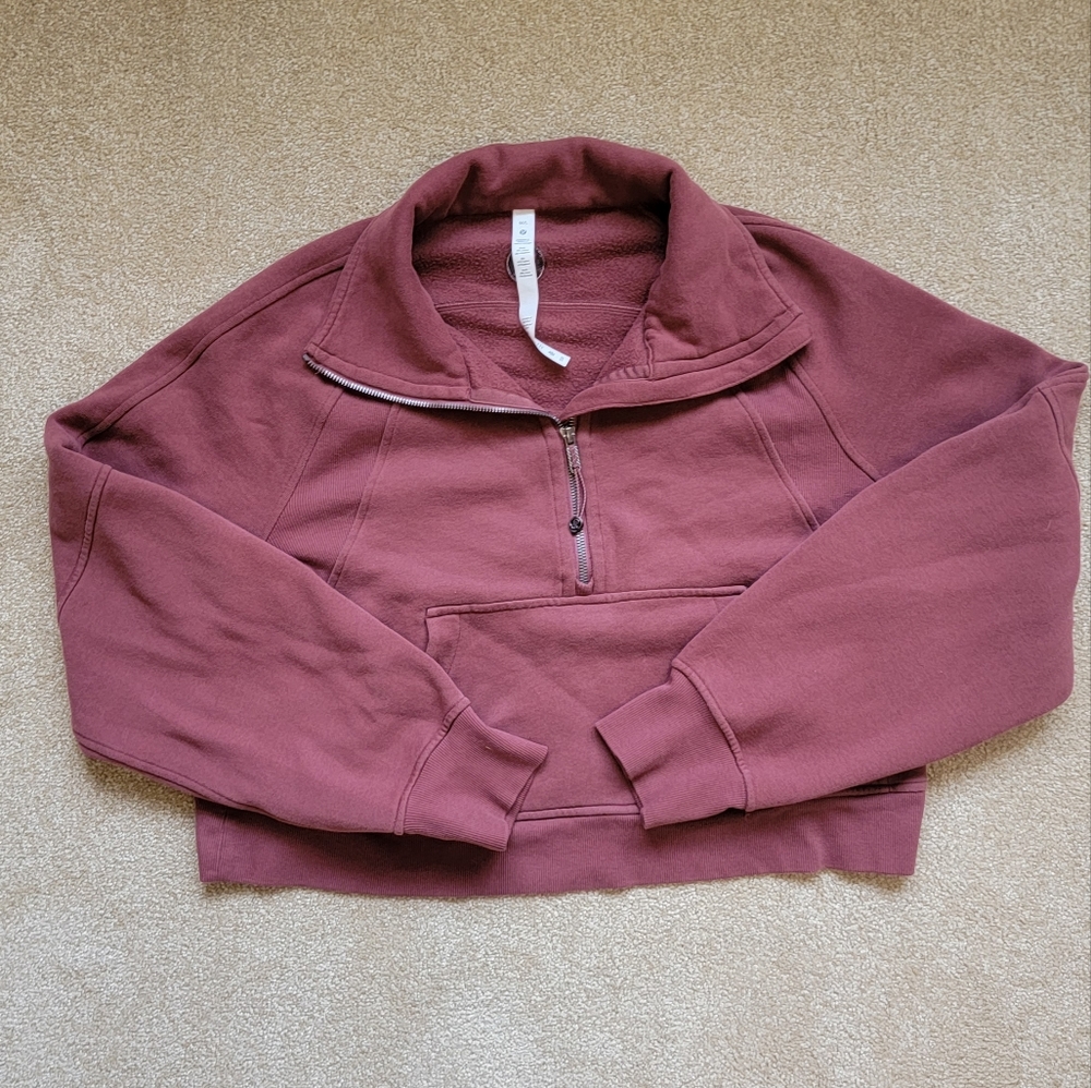 Lululemon oversized half zip medium large